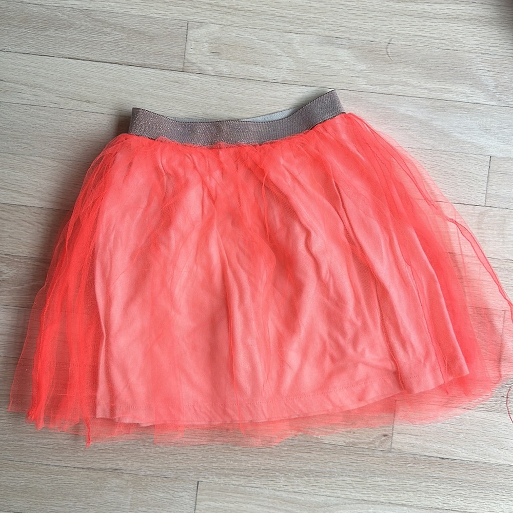 Orange/ pink neon crewcuts tutu 4/5